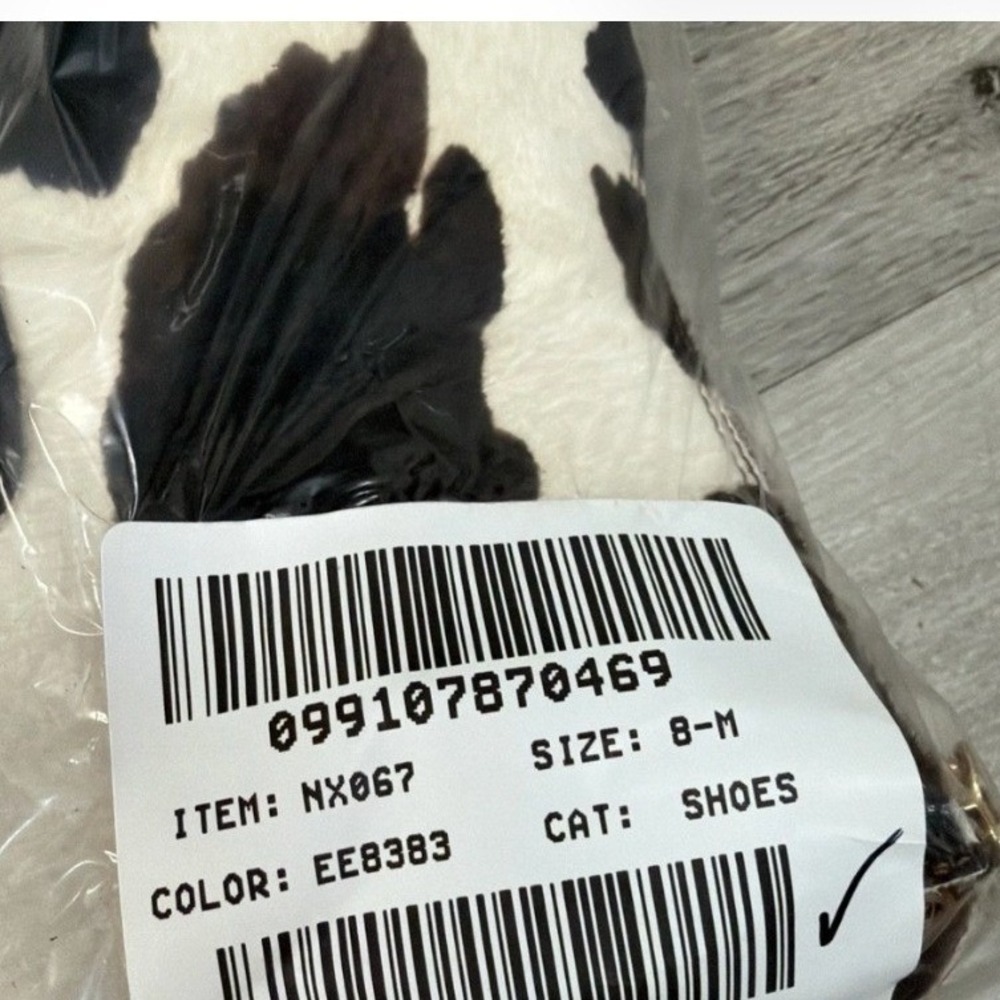 Madewell NWOB The Carina Ankle Boot SZ 8 Brown White Cow‎ Print Calf Hair - Picture 9 of 9
